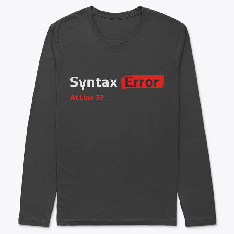 Syntax Error